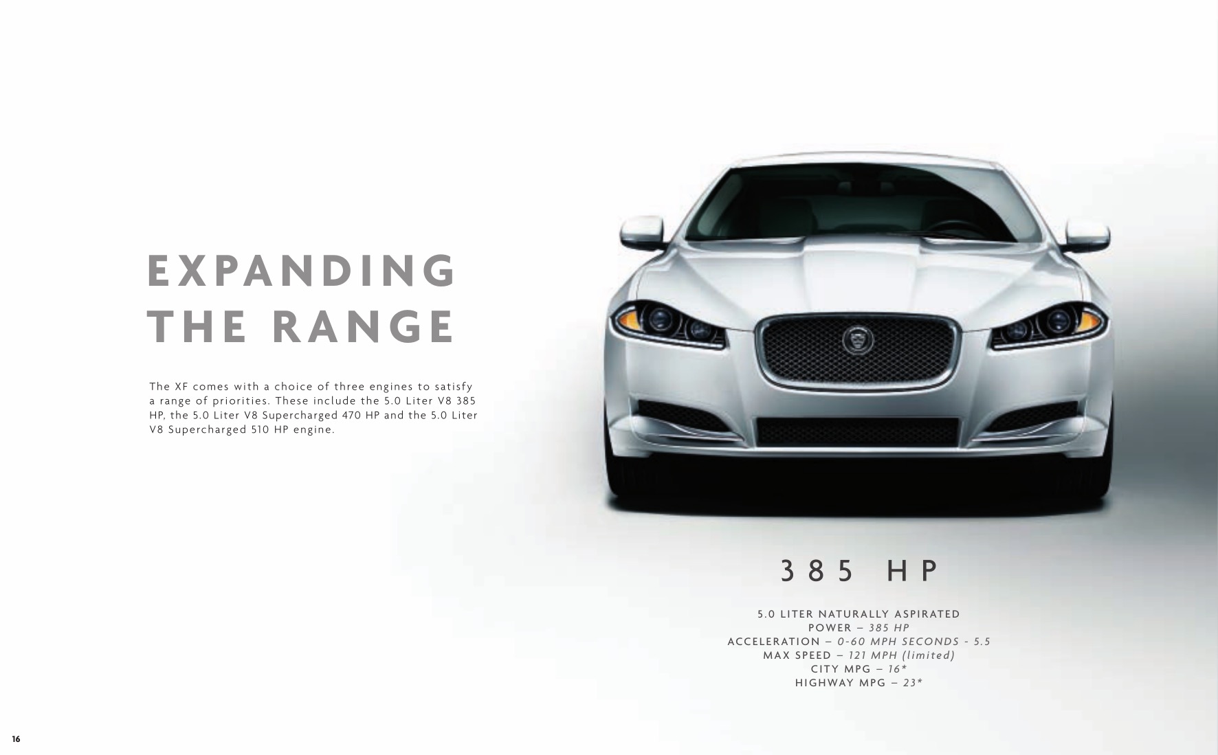 2012 Jaguar XF Brochure Page 40